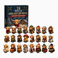 🎄24 Days Highland Cow Magic Blind Box | 24Pcs Cute Highland Cow Collectible Figurines Christmas Surprise Gift Box