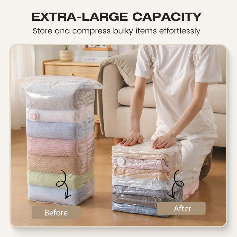 💨 50% OFF! 🧳No-Pump 3D Vacuum Storage Bags