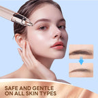 2-in-1 Facial Hair Remover & Eyebrow Trimmer, Safe & Gentle on Skin