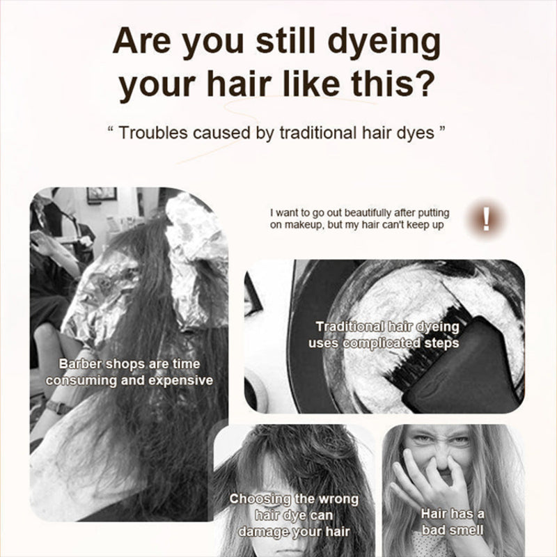Plant-Based Comb-In Hair Dye – 3-in-1 Hair Dye Comb