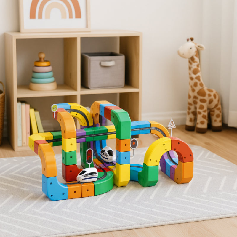 Magnetic High-Speed Train Track STEM Toy
