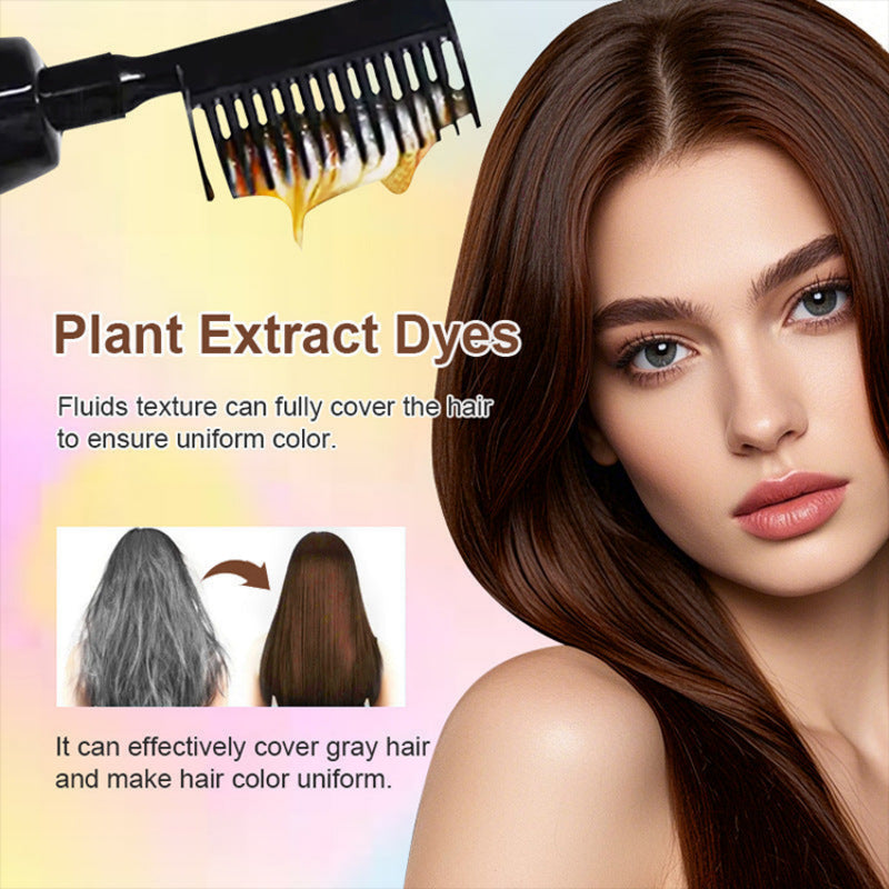 Plant-Based Comb-In Hair Dye – 3-in-1 Hair Dye Comb