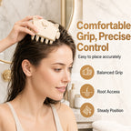 💇Cordless Heated Root Volume Lift Clip, Damage‑Free Portable Travel Hair Styling Tool for Fine Flat Limp Hair