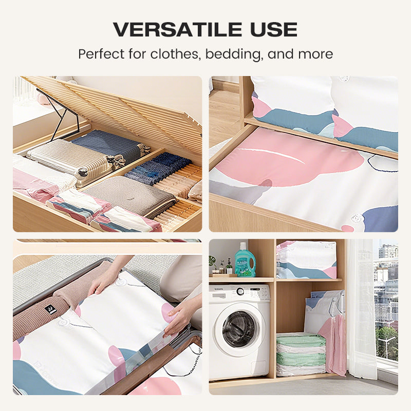 💨 50% OFF! 🧳No-Pump 3D Vacuum Storage Bags