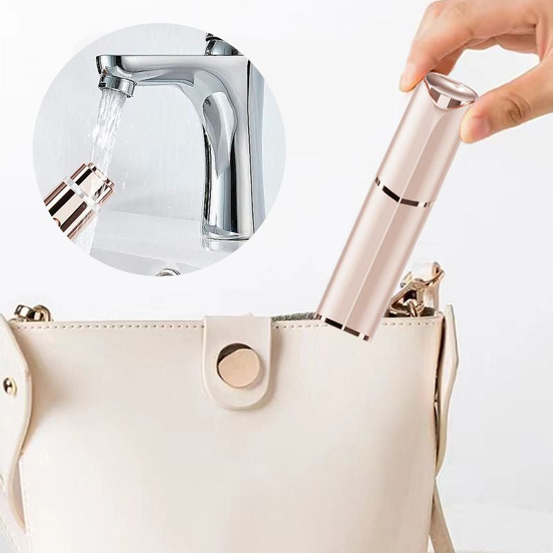 2-in-1 Facial Hair Remover & Eyebrow Trimmer, Safe & Gentle on Skin