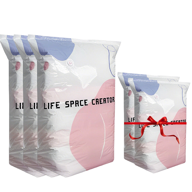 💨 50% OFF! 🧳No-Pump 3D Vacuum Storage Bags