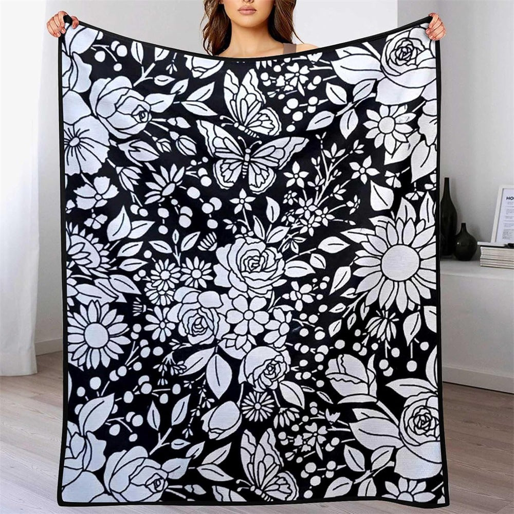 🎨Reusable Washable Coloring Blanket | Comes with 24 Washable Markers, Top Pick for Creative Gifts for Kids & Adults