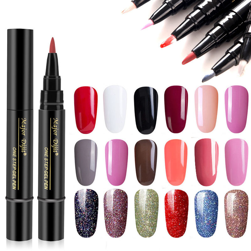 One Step Gel Nail Polish, Eco-Friendly & Safe, Quick DIY Manicure, Free Nail Lamp Included
