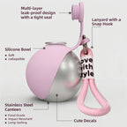 Portable Dog Water Bottle, Healthy & Sanitary Design Perfect for Travel