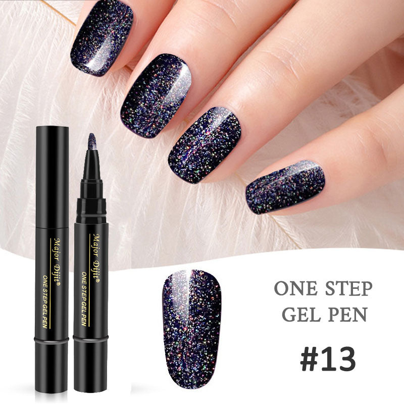 One Step Gel Nail Polish, Eco-Friendly & Safe, Quick DIY Manicure, Free Nail Lamp Included