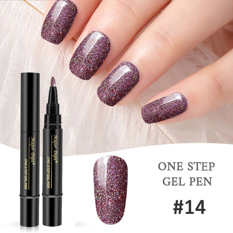 One Step Gel Nail Polish, Eco-Friendly & Safe, Quick DIY Manicure, Free Nail Lamp Included