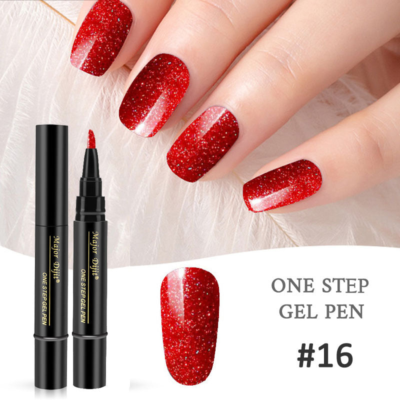 One Step Gel Nail Polish, Eco-Friendly & Safe, Quick DIY Manicure, Free Nail Lamp Included