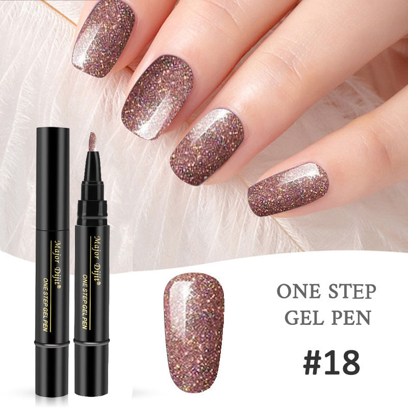 One Step Gel Nail Polish, Eco-Friendly & Safe, Quick DIY Manicure, Free Nail Lamp Included