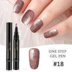 One Step Gel Nail Polish, Eco-Friendly & Safe, Quick DIY Manicure, Free Nail Lamp Included
