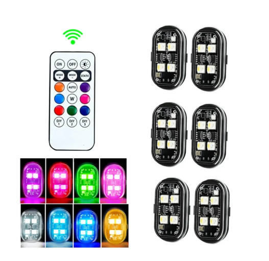 Easy to Install Wireless Remote Controlled Multi-Color LED Lights
