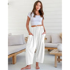 Effortless Linen Wide Leg Pants – Relaxed Fit, Flowy Comfort & Everyday Style