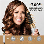 5-in-1 Haarstyler Set ✨ Multifunktionaler Haartrockner Lockenstab Glätteisen | 1000W Schnelltrocknung, 3 Temperaturstufen, Wechselbare Aufsätze für jede Frisur