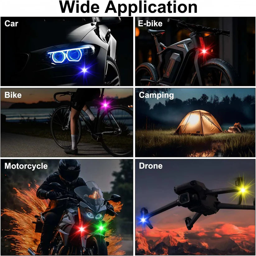 Easy to Install Wireless Remote Controlled Multi-Color LED Lights