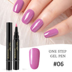 One Step Gel Nail Polish, Eco-Friendly & Safe, Quick DIY Manicure, Free Nail Lamp Included