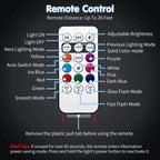Easy to Install Wireless Remote Controlled Multi-Color LED Lights