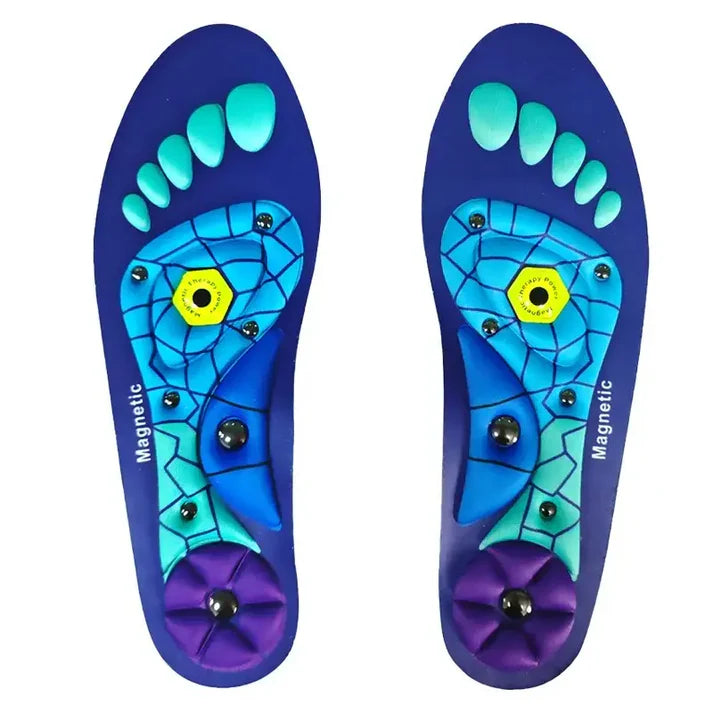 Ergonomic Magnetic Comfort Insoles, Trim-To-Fit Cushioned Arch Support Shoe Inserts for Men Women Daily Walking