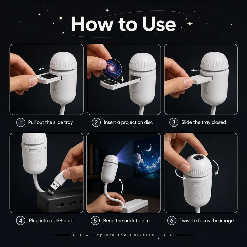 Dreamy Night Light Projector