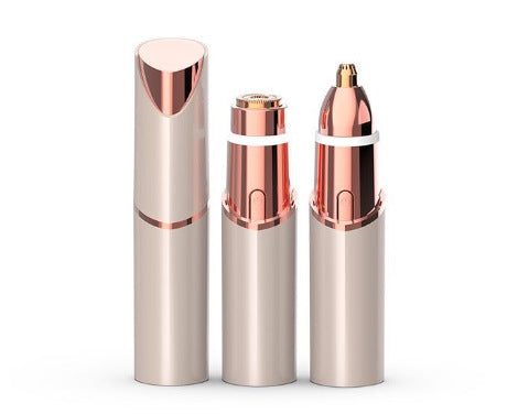 2-in-1 Facial Hair Remover & Eyebrow Trimmer, Safe & Gentle on Skin