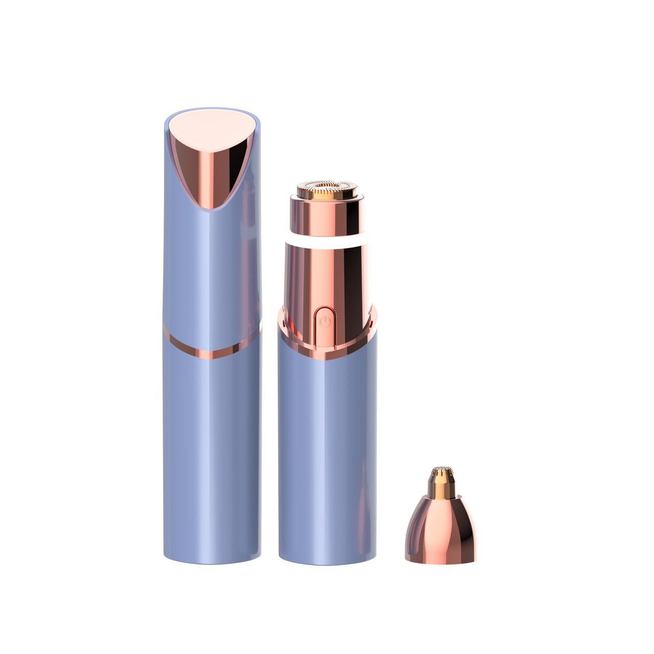 2-in-1 Facial Hair Remover & Eyebrow Trimmer, Safe & Gentle on Skin