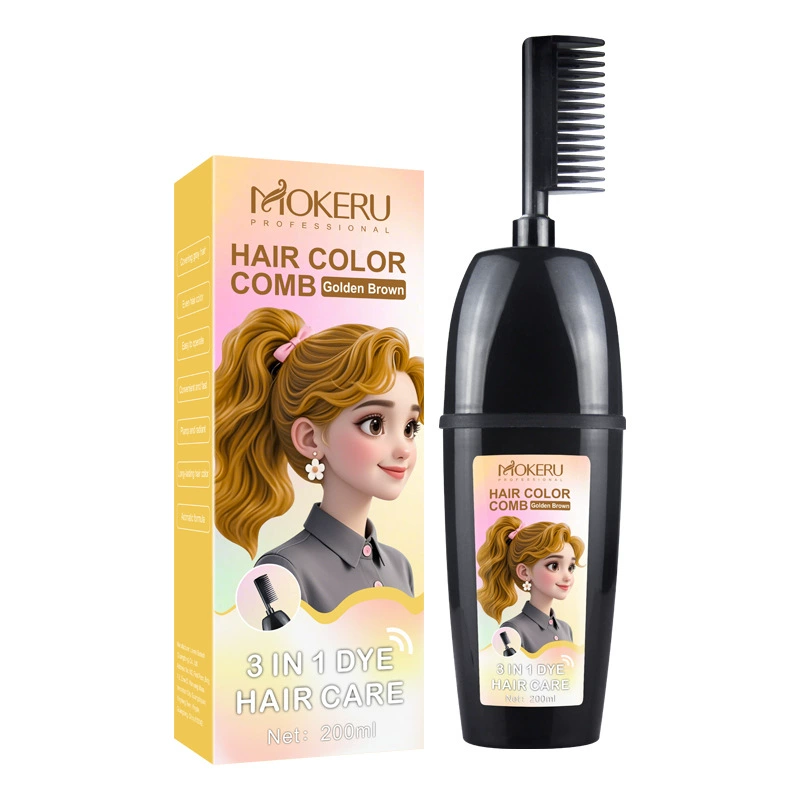 Plant-Based Comb-In Hair Dye – 3-in-1 Hair Dye Comb