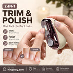 🎉 2026 Sale — Over 113,000 Sold! ✂️ 2-in-1 Smart Electric Nail Clipper & Polisher – Anti-Pinch Safety & LED Light 💅