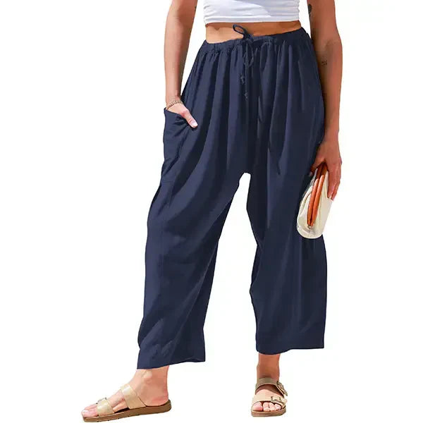 Effortless Linen Wide Leg Pants – Relaxed Fit, Flowy Comfort & Everyday Style