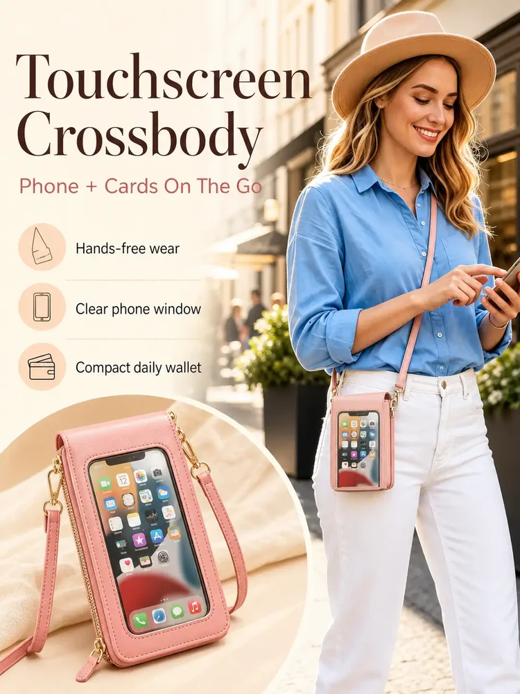 Ultimate Hands-Free Compact Crossbody Bag Keep All Your Daily Essentials Perfectly Organized Anywhere