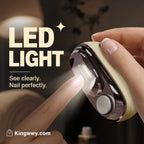 🎉 2026 Sale — Over 113,000 Sold! ✂️ 2-in-1 Smart Electric Nail Clipper & Polisher – Anti-Pinch Safety & LED Light 💅
