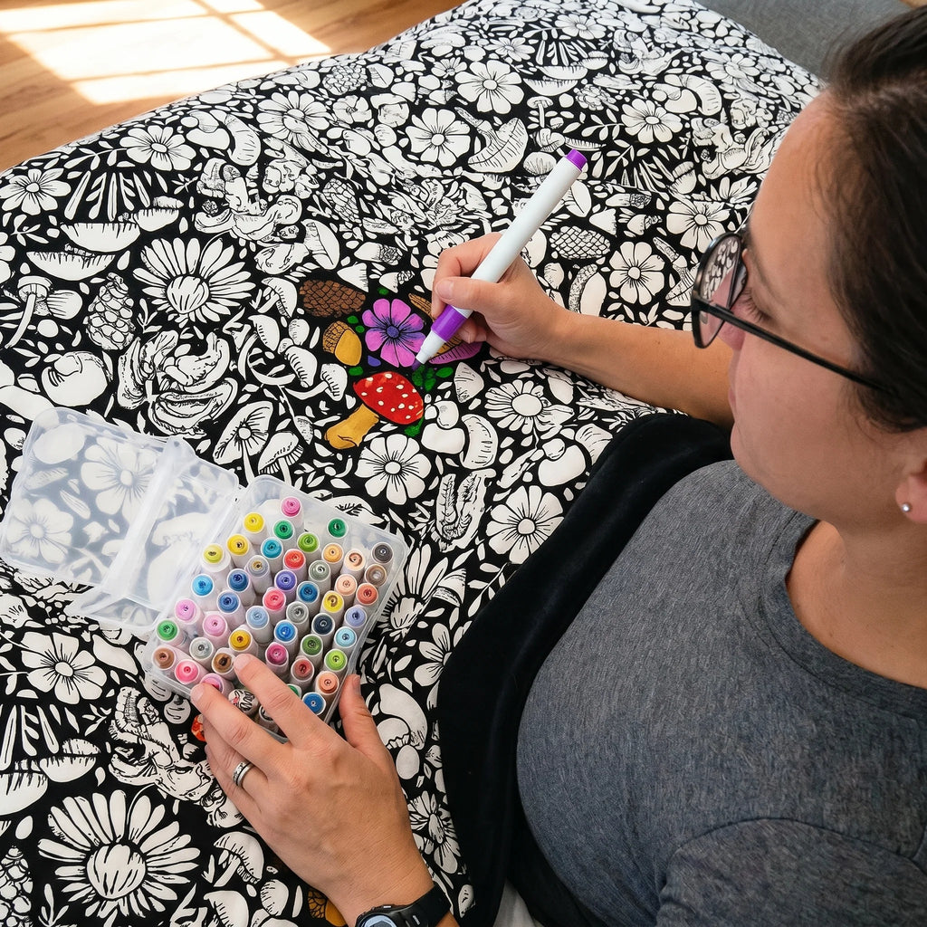 Reusable Coloring Blanket 🎨 | Eco‑Friendly & Safe Washable Creative Art Throw for Kids & Adults
