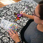Reusable Coloring Blanket 🎨 | Eco‑Friendly & Safe Washable Creative Art Throw for Kids & Adults