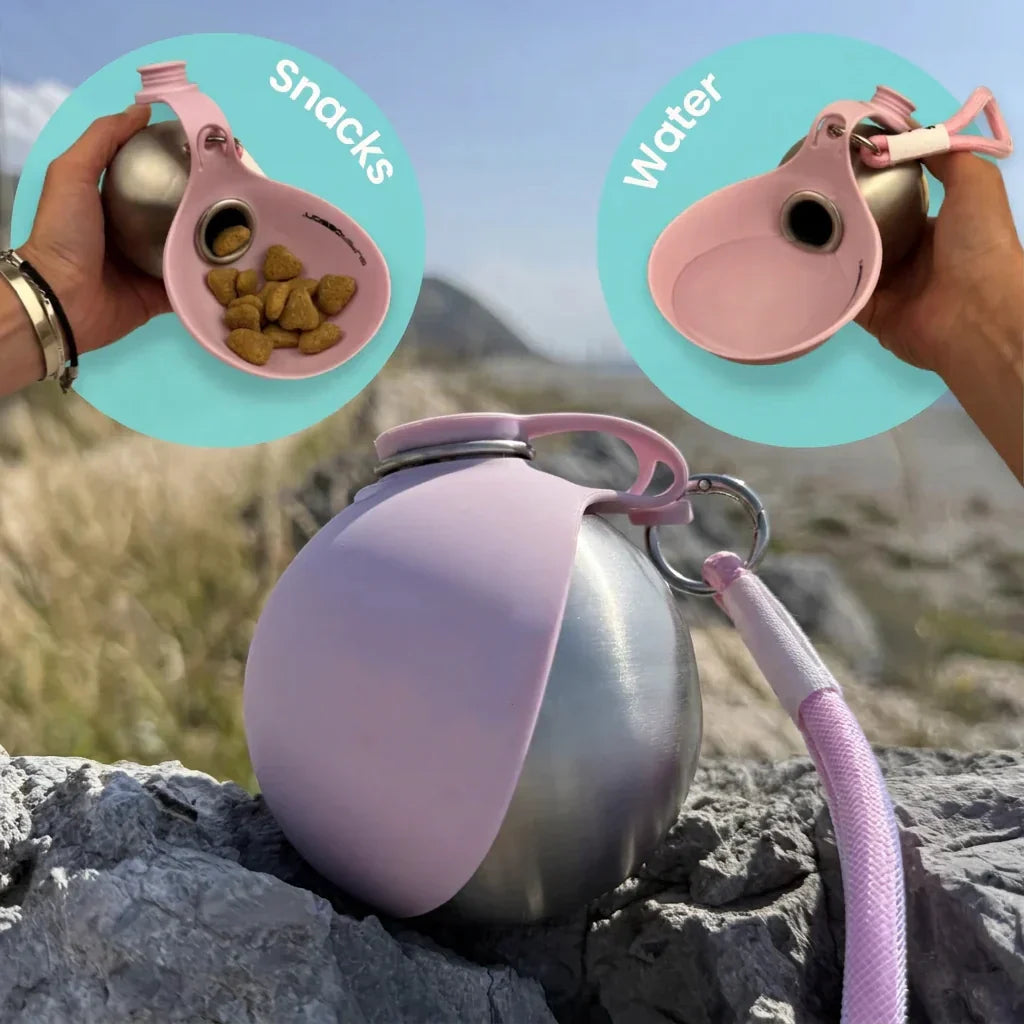 Portable Dog Water Bottle, Healthy & Sanitary Design Perfect for Travel