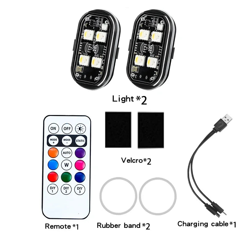 Easy to Install Wireless Remote Controlled Multi-Color LED Lights