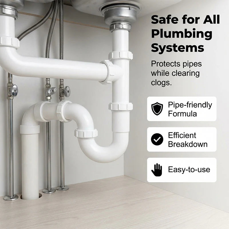 No Manual Effort, Easy Drain Unclog